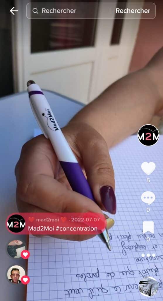 Liebesbrief für ihn mit Mad2Moi-Marken-Stift